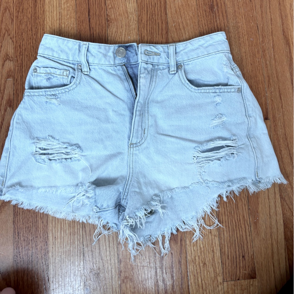 Garage jean shorts